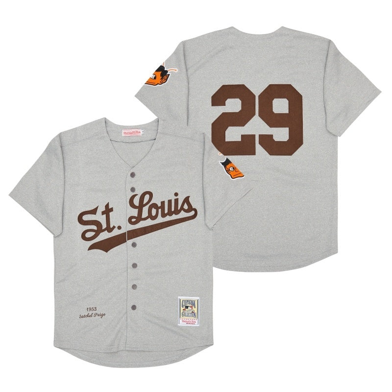 st. louis brown #29 satchel paige Style 18 Baseball Jersey baseball jersey product view 1