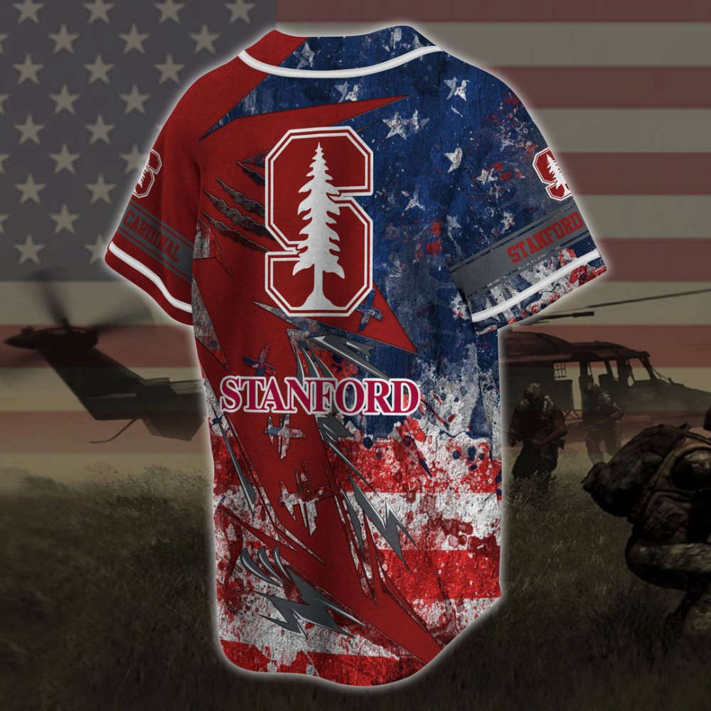 Stanford Cardinal Baseball Jersey Gift For Men Women - lylyprint.com baseball jersey product view 3