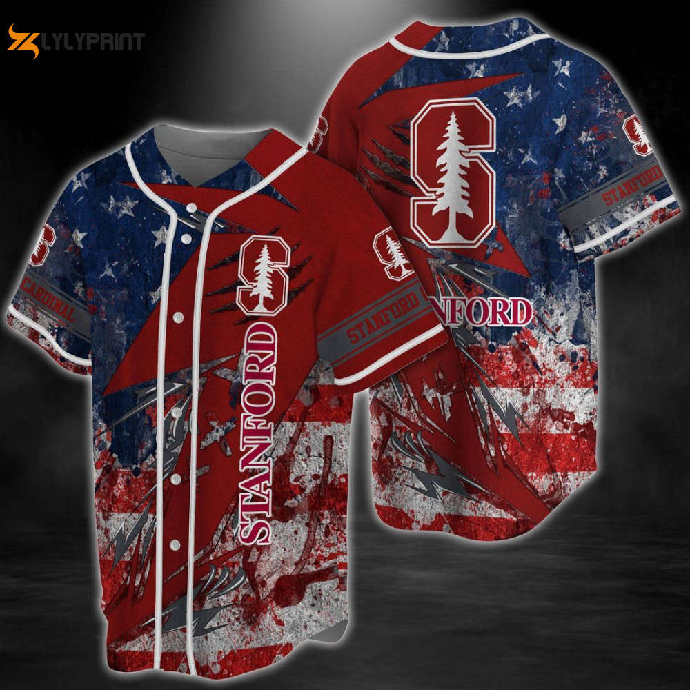Stanford Cardinal Baseball Jersey Gift For Men Women - lylyprint.com baseball jersey product view 1