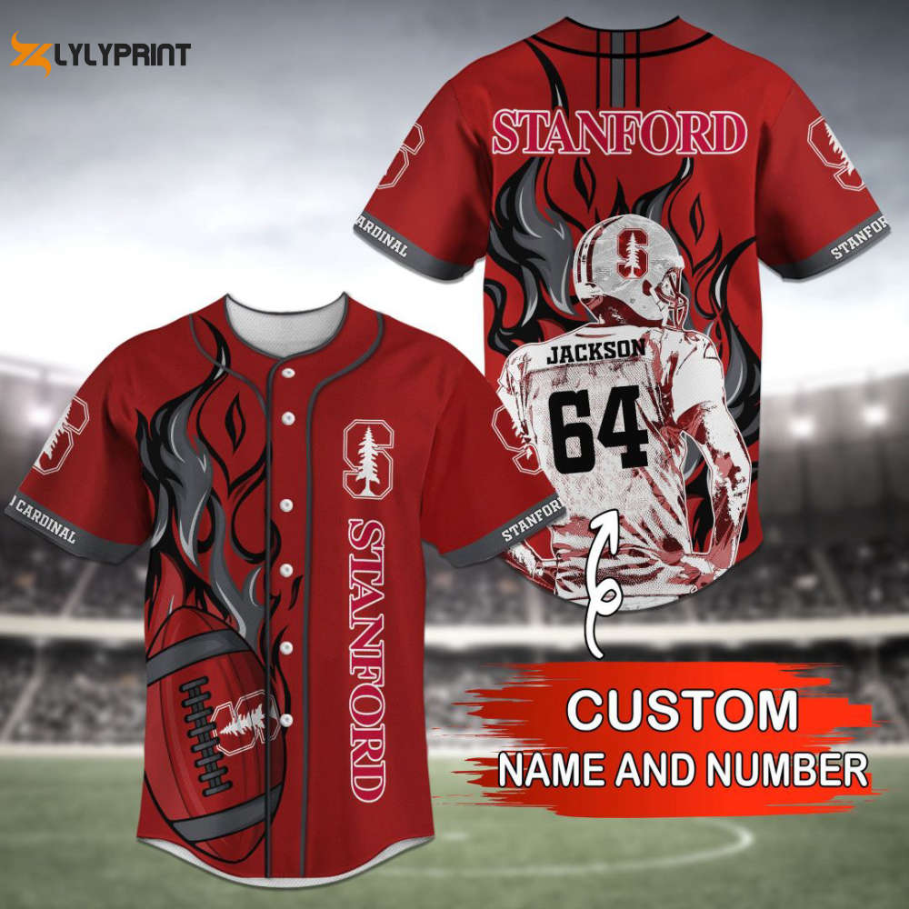 Stanford Cardinal Baseball Jersey Personalized 2023 BJ0226 - lylyprint.com baseball jersey product view 1