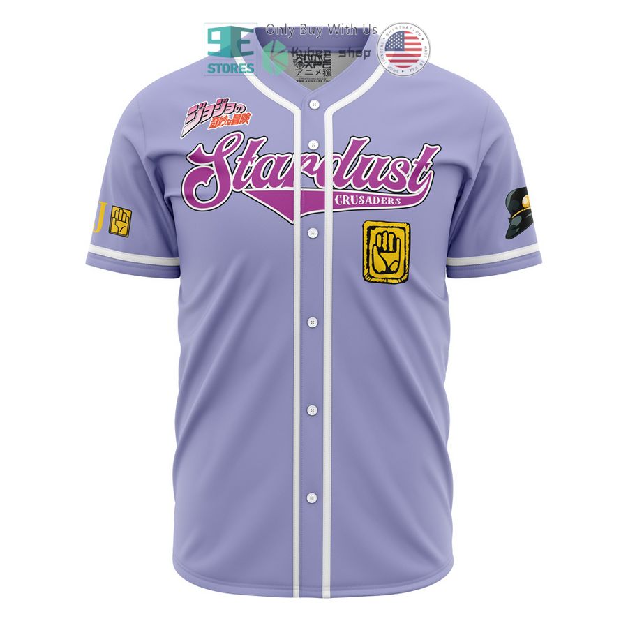 BEST Stardust Crusaders Jojo's Bizarre Adventure Baseball Jersey baseball jersey product view 1
