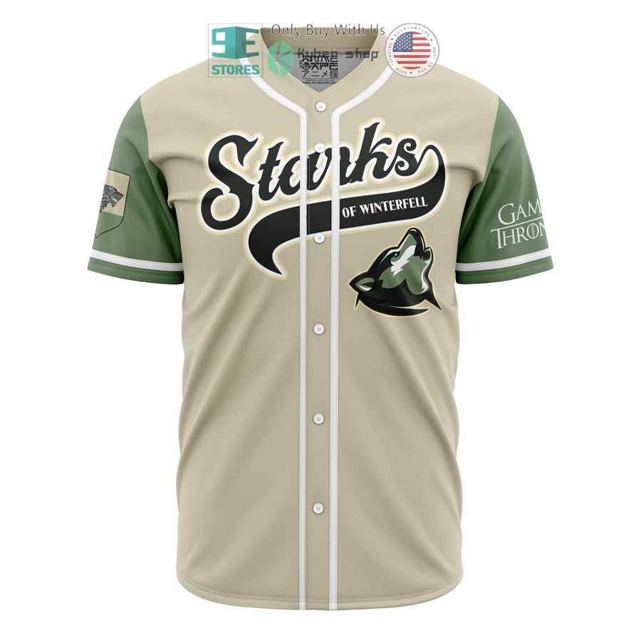 BEST Starks of Winterfell Game of Thrones Baseball Jersey baseball jersey product view 1