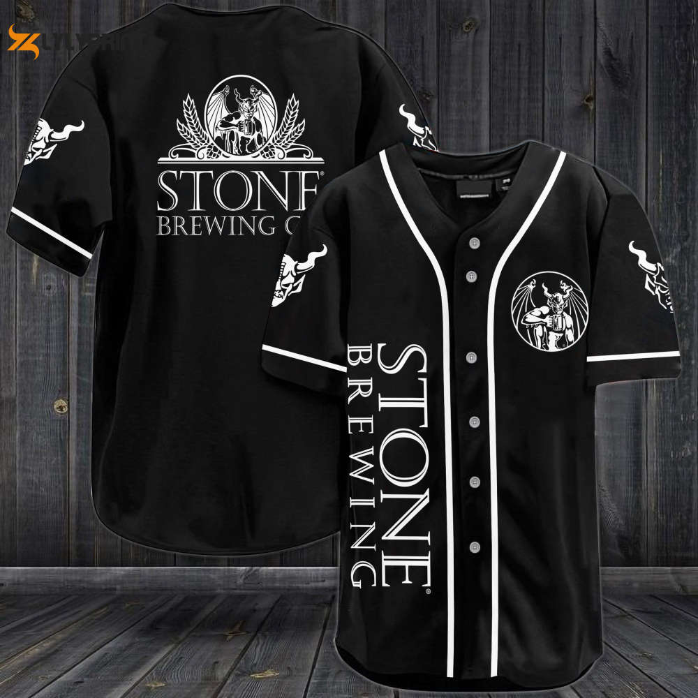 Stone Brewing Baseball Jersey - lylyprint.com baseball jersey product view 1