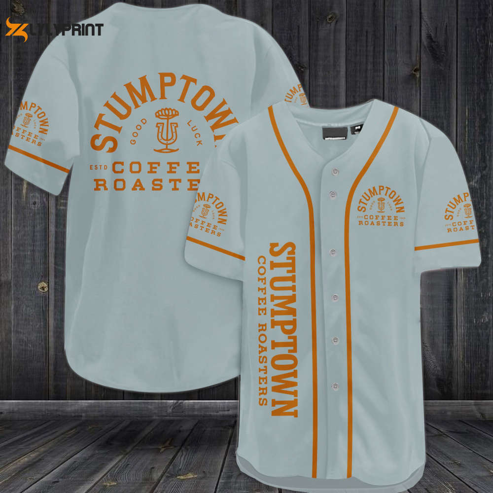 Stumptown Coffee Roasters Baseball Jersey - lylyprint.com baseball jersey product view 1