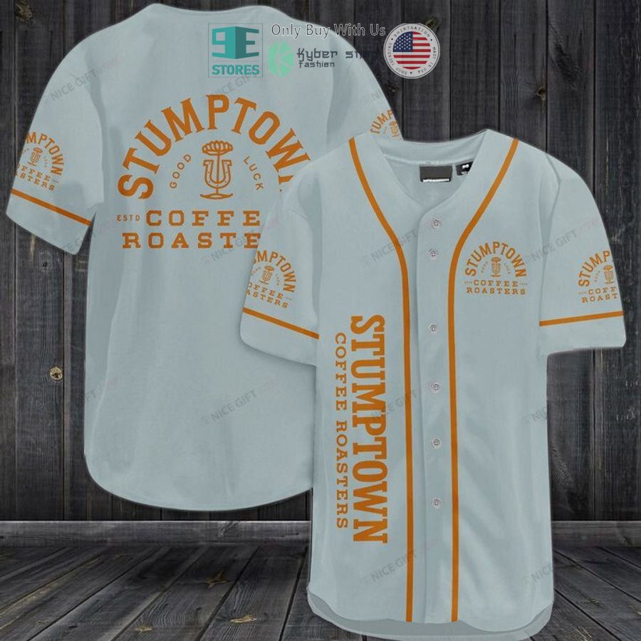 BEST Stumptown Coffee Roasters logo Baseball Jersey baseball jersey product view 1