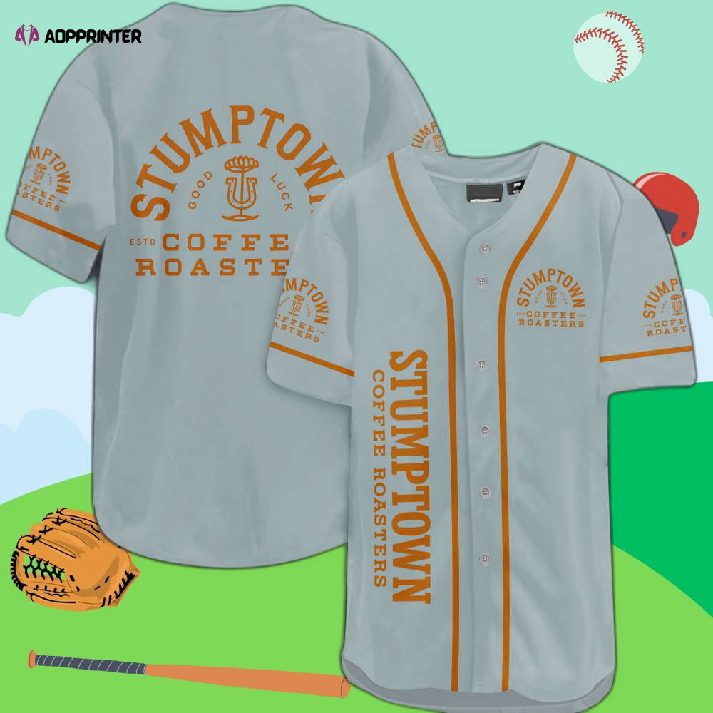 Stumptown Roasters Coffee Baseball Jersey baseball jersey product view 1