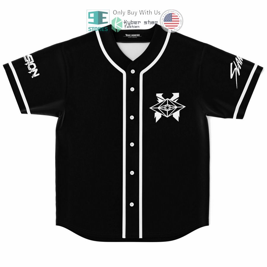BEST Super Headbanger black Baseball Jersey baseball jersey product view 1