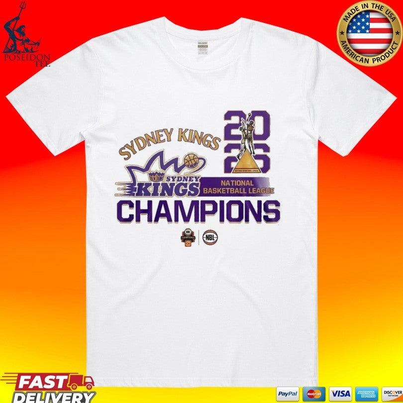 Sydney Kings 2026 NBL Sydney Kings National Basketball League Champions T-shirt Unisex T-shirt, Sweatshirt, Hoodie, Long Sleeve Tee - T-Shirt, Sweatshirt, Hoodie