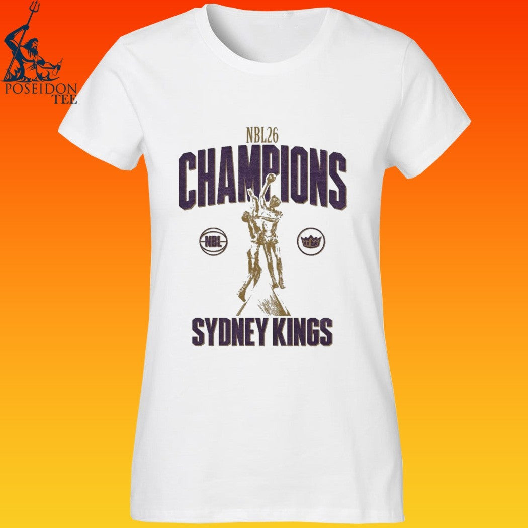 Sydney Kings NBL26 Finals Champions - Adult & Kids T-Shirts, Sweatshirts & Hoodies apparel design preview 3