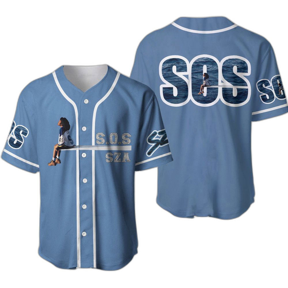 SZA Baseball Jersey For Men Women, SZA Good Day Jersey Shirt - lylyprint.com baseball jersey product view 1