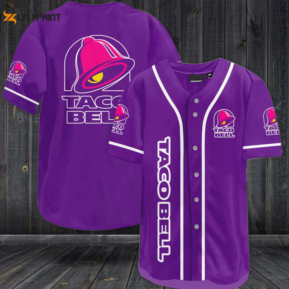 Taco Bell Baseball Jersey - lylyprint.com baseball jersey product view 1