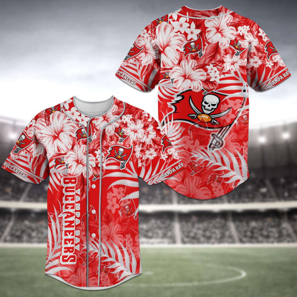 Tampa Bay Buccaneers Baseball Jersey Personalized 2023 Gift For Men Women - lylyprint.com baseball jersey product view 2