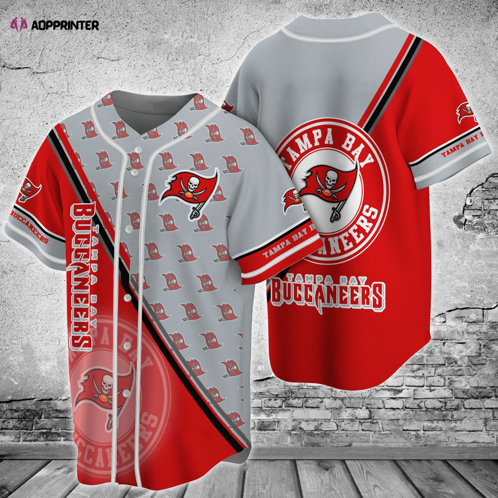 Tampa Bay Buccaneers Classic Baseball Jersey Shirt baseball jersey product view 1