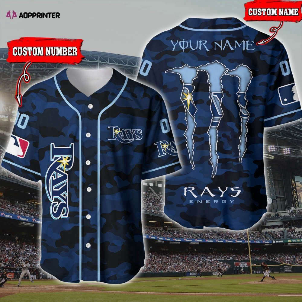Tampa Bay Rays Baseball Jersey BJ0031 - lylyprint.com baseball jersey product view 2