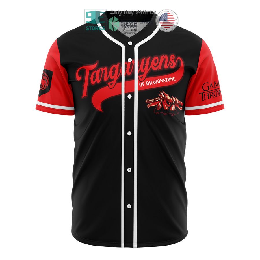BEST Targaryens of Dragonstone Game of Thrones Baseball Jersey baseball jersey product view 1