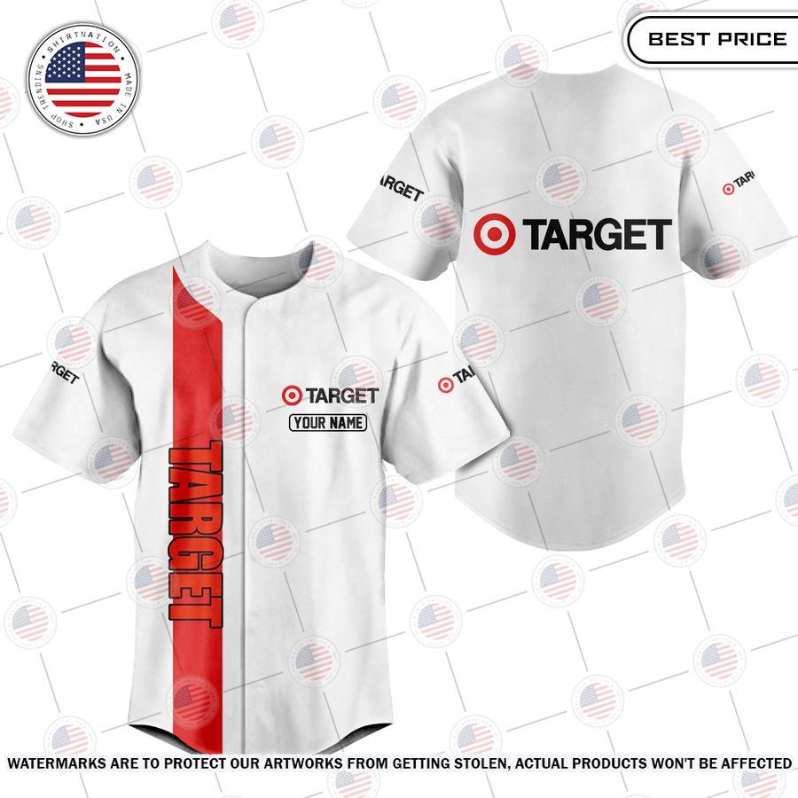 NEW Target Custom Baseball Jersey baseball jersey product view 1