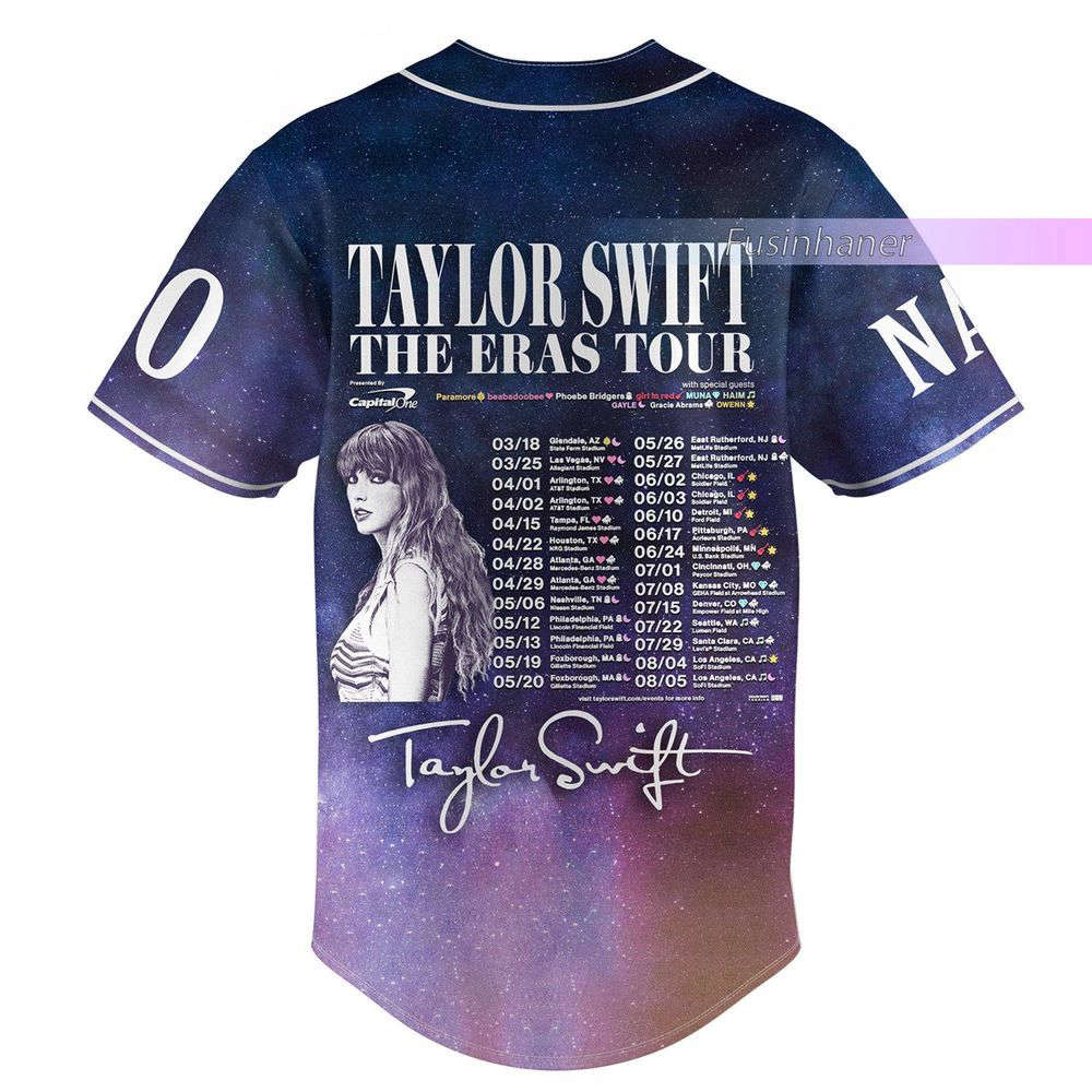Taylor Jersey, Taylor Baseball Jersey, Taylor taylor version Jersey - lylyprint.com baseball jersey product view 3