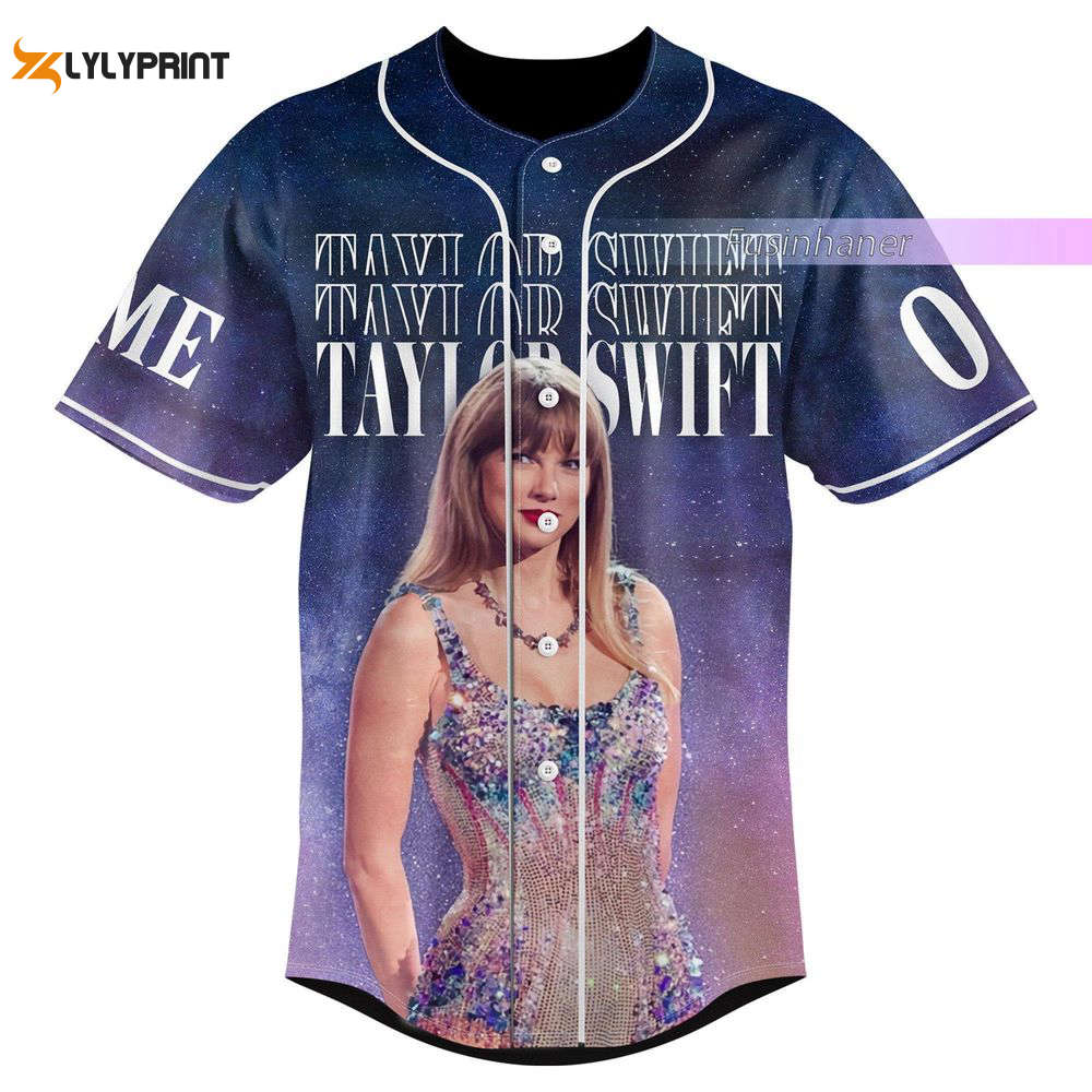 Taylor Jersey, Taylor Baseball Jersey, Taylor taylor version Jersey - lylyprint.com baseball jersey product view 1