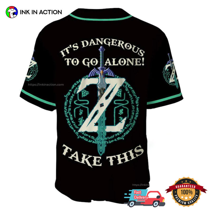 Tears Of The Kingdom Zelda Baseball Jersey baseball jersey product view 2