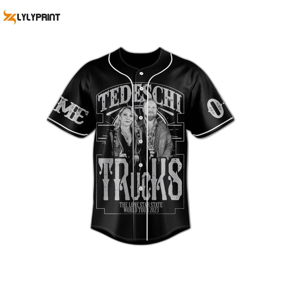 Tedeschi Trucks Baseball Jersey For Men Women, The Lone Star State Jersey - lylyprint.com baseball jersey product view 1