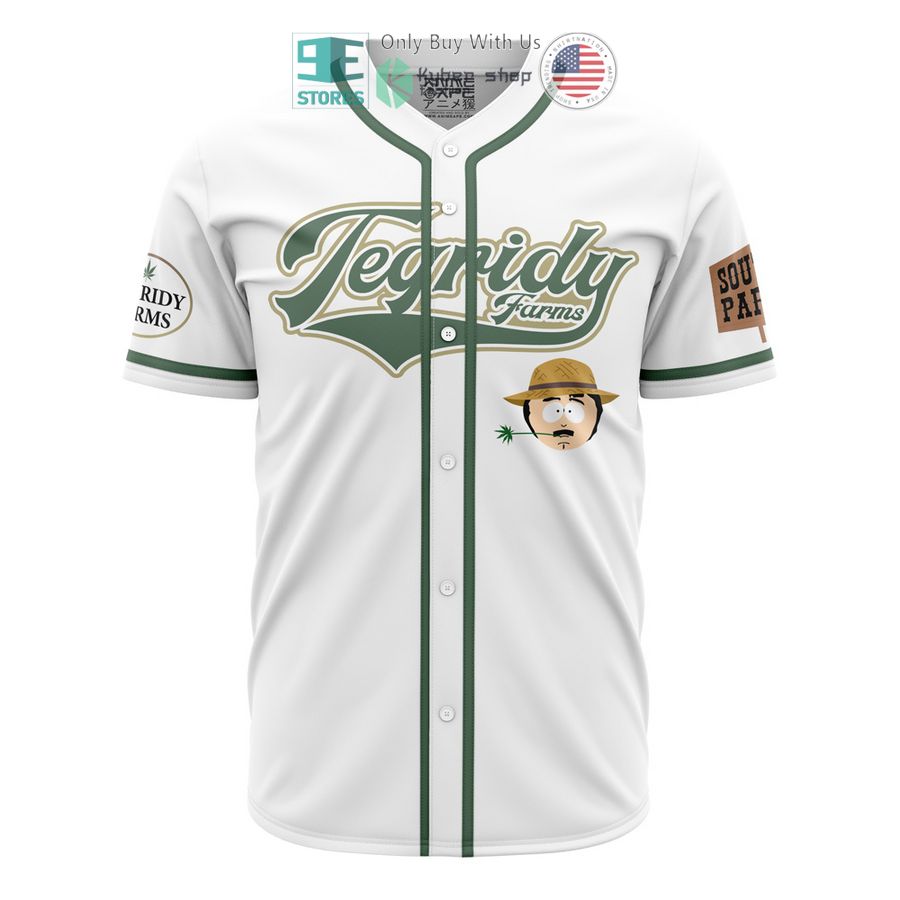 BEST Tegridy Farms Marsh South Park Baseball Jersey baseball jersey product view 1