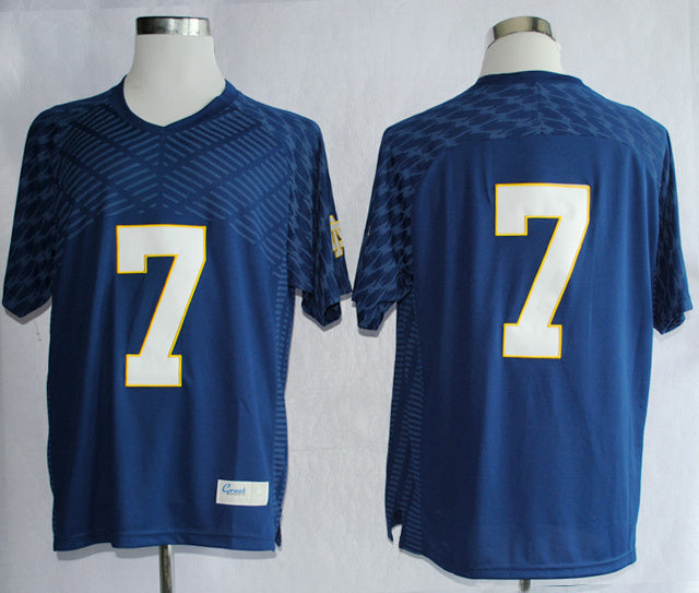 tephon Tuitt 7 Navy Blue College Football Jersey football jersey product view 1