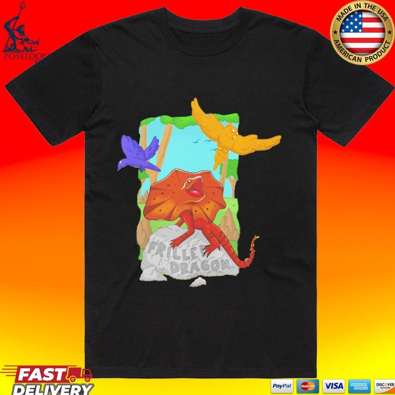 Terra Green Frilled Dragon T-shirt Unisex T-shirt, Sweatshirt, Hoodie, Long Sleeve Tee - T-Shirt, Sweatshirt, Hoodie