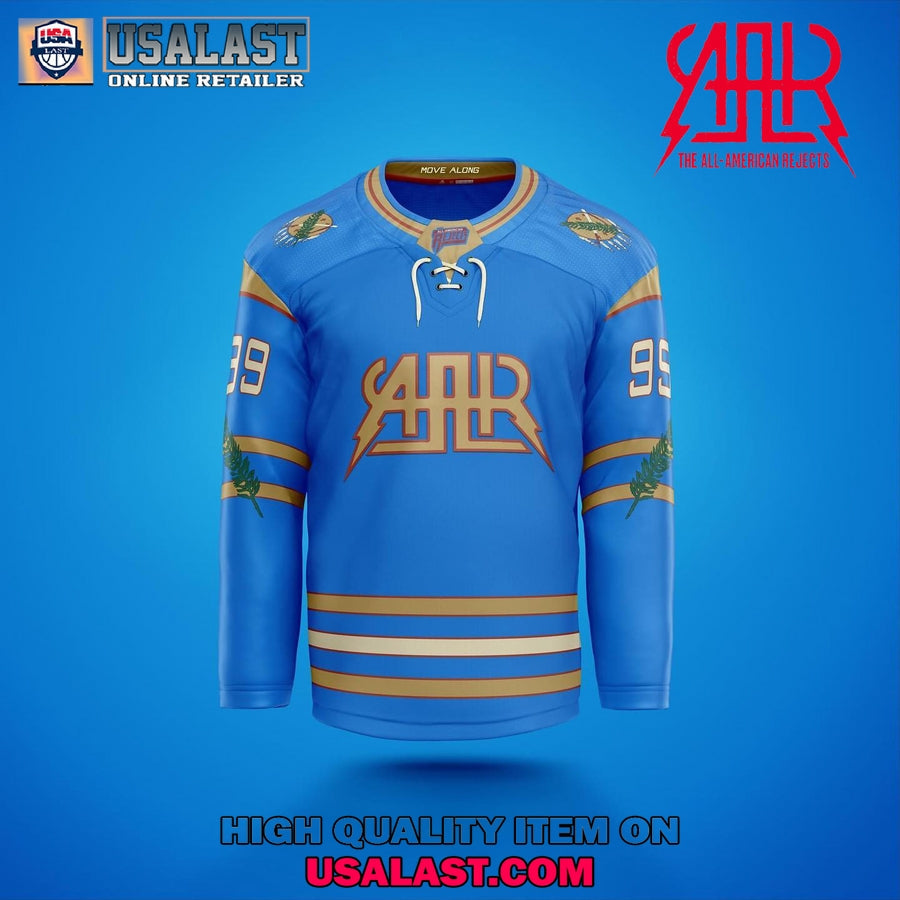 The All-American Rejects Band Hockey Jersey hockey jersey product view 1