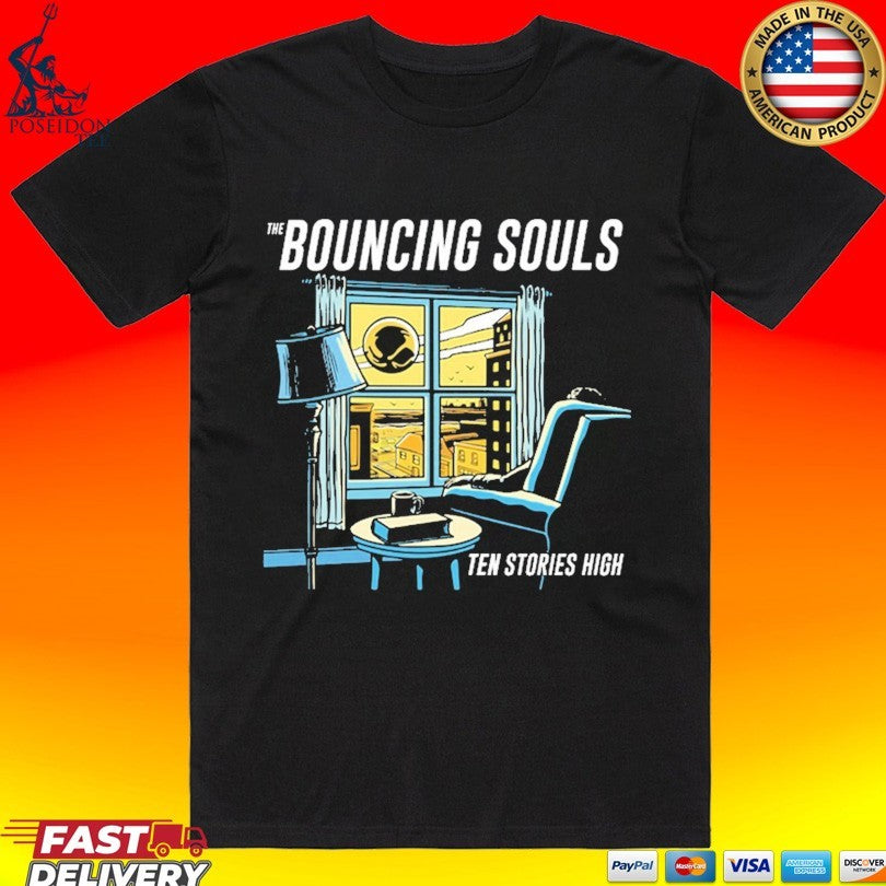 The Bouncing Souls Ten Stories High Album T-shirt Unisex T-shirt, Sweatshirt, Hoodie, Long Sleeve Tee - T-Shirt, Sweatshirt, Hoodie