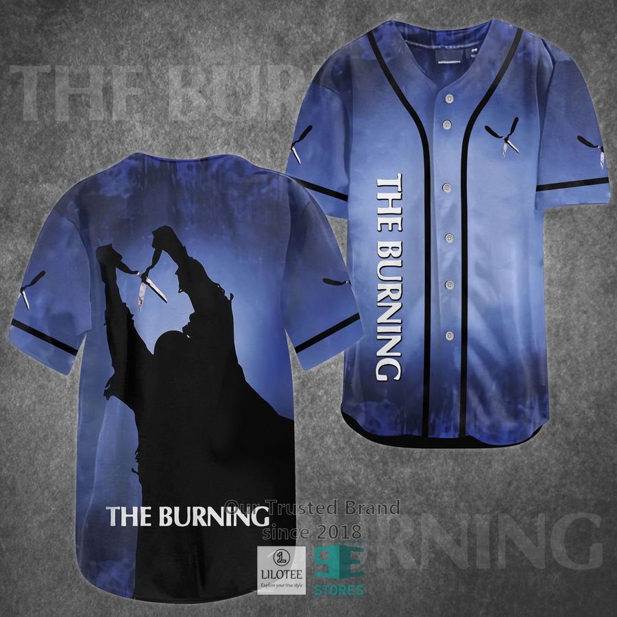 The Burning Horror Movie Baseball Jersey baseball jersey product view 1
