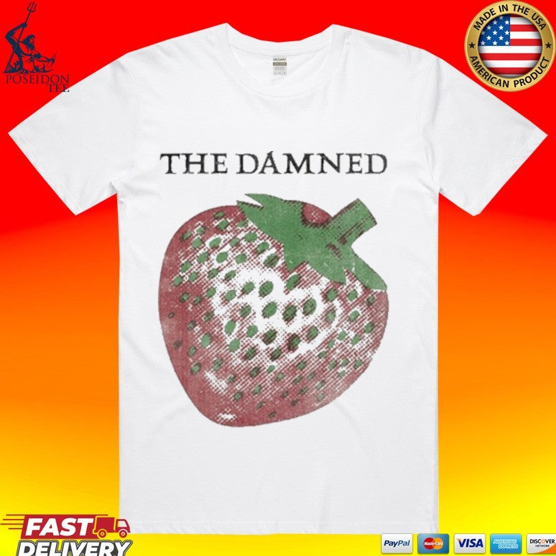 The Damned Strawberry T-shirt Unisex T-shirt, Sweatshirt, Hoodie, Long Sleeve Tee - T-Shirt, Sweatshirt, Hoodie