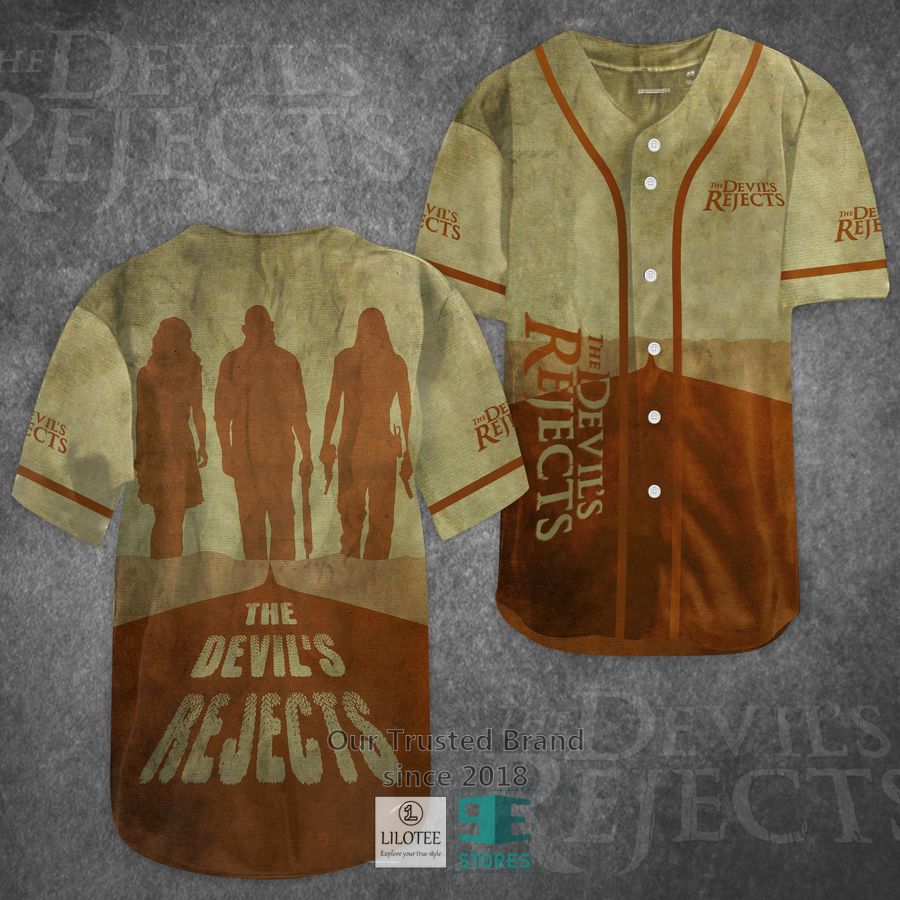 The Devil's Rejects Horror Movie Baseball Jersey baseball jersey product view 1