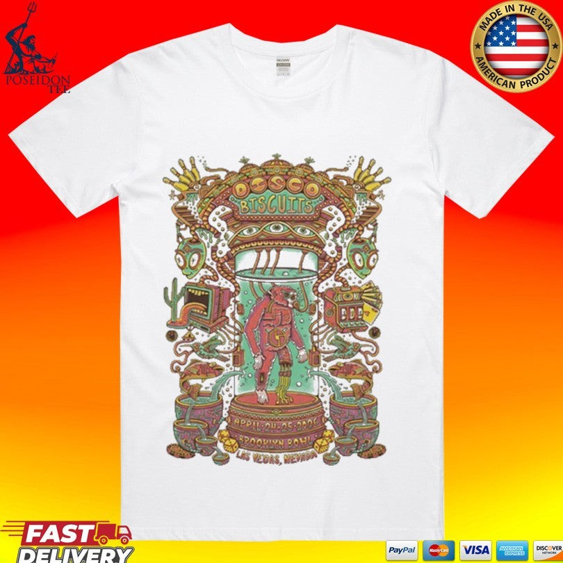 The Disco Biscuits Concert Tour Apr 24-25 2026 Las Vegas, Nv T-shirt Unisex T-shirt, Sweatshirt, Hoodie, Long Sleeve Tee - T-Shirt, Sweatshirt, Hoodie