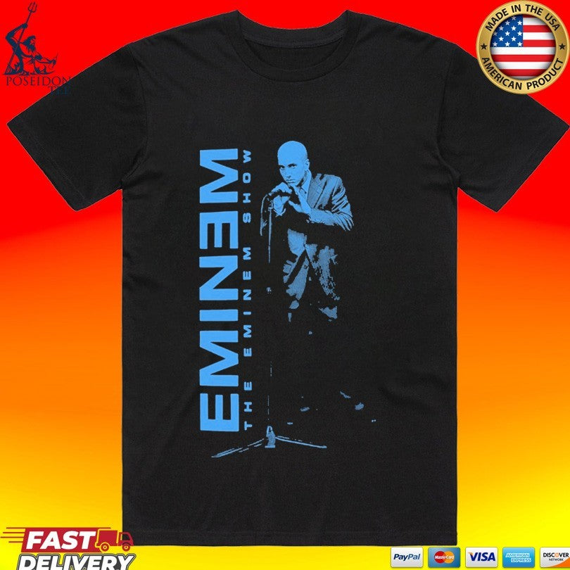 The Eminem Show On The Mic T-shirt Unisex T-shirt, Sweatshirt, Hoodie, Long Sleeve Tee - T-Shirt, Sweatshirt, Hoodie