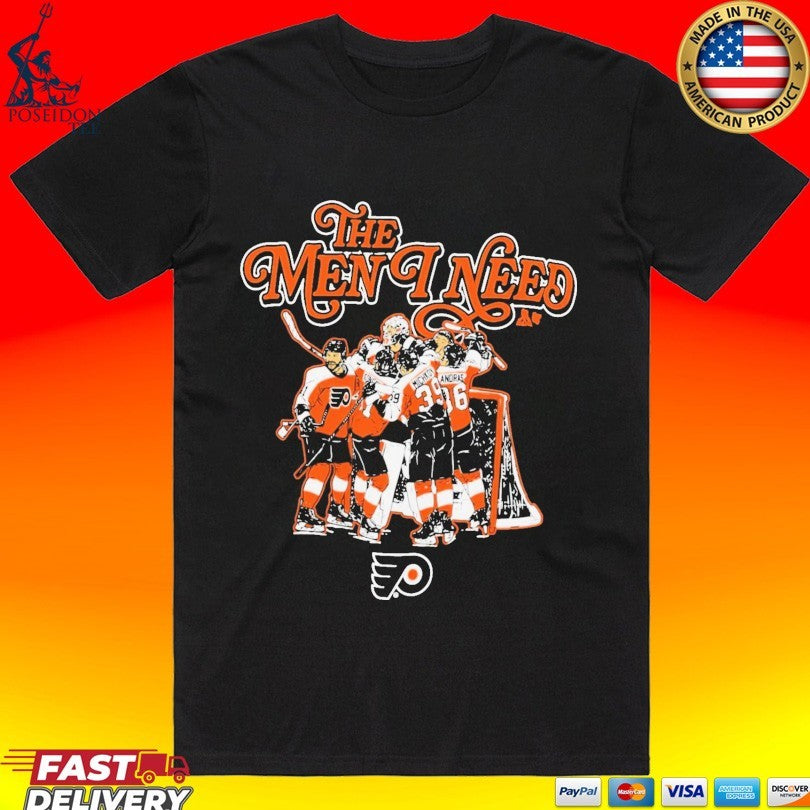 The Man I Need Philadelphia Flyers T-shirt Unisex T-shirt, Sweatshirt, Hoodie, Long Sleeve Tee - T-Shirt, Sweatshirt, Hoodie