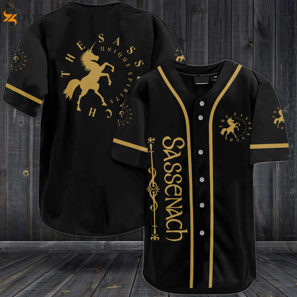 The Sassenach Whisky Baseball Jersey - lylyprint.com baseball jersey product view 1