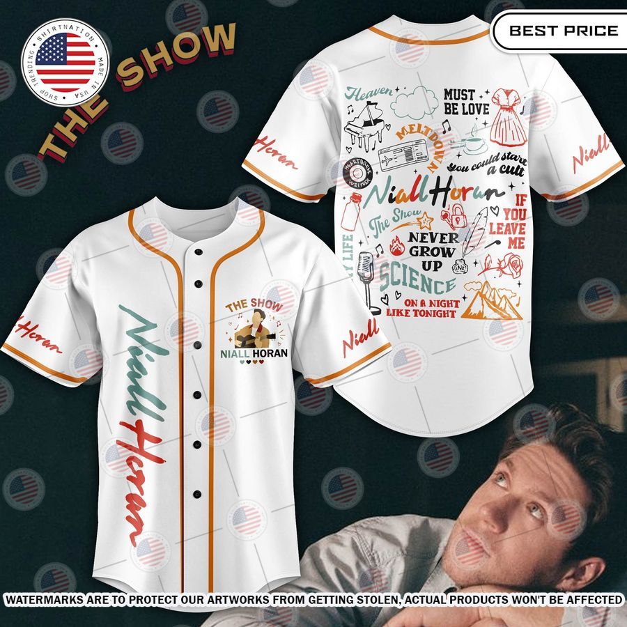 The Show Niall Horan Baseball Jersey baseball jersey product view 1