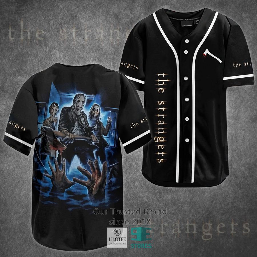 The Strangers Horror Movie Baseball Jersey baseball jersey product view 1