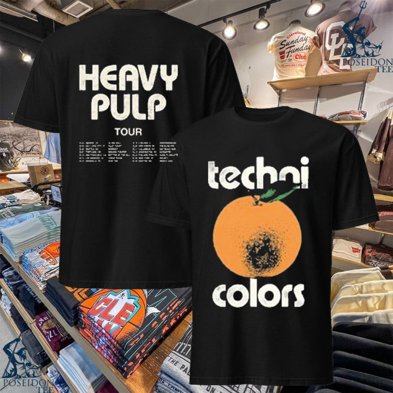 The Technicolors Heavy Pulp 2026 Tour T-shirt Unisex T-shirt, Sweatshirt, Hoodie, Long Sleeve Tee - T-Shirt, Sweatshirt, Hoodie