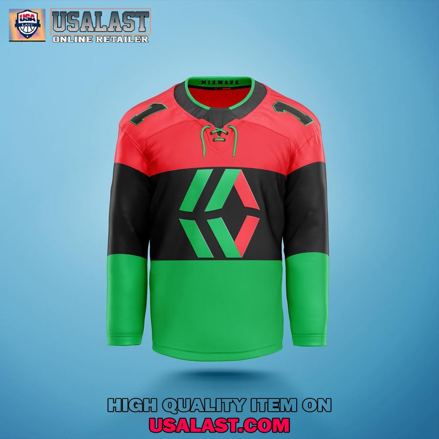 Thomas Pridgen Drummer Hockey Jersey hockey jersey product view 3