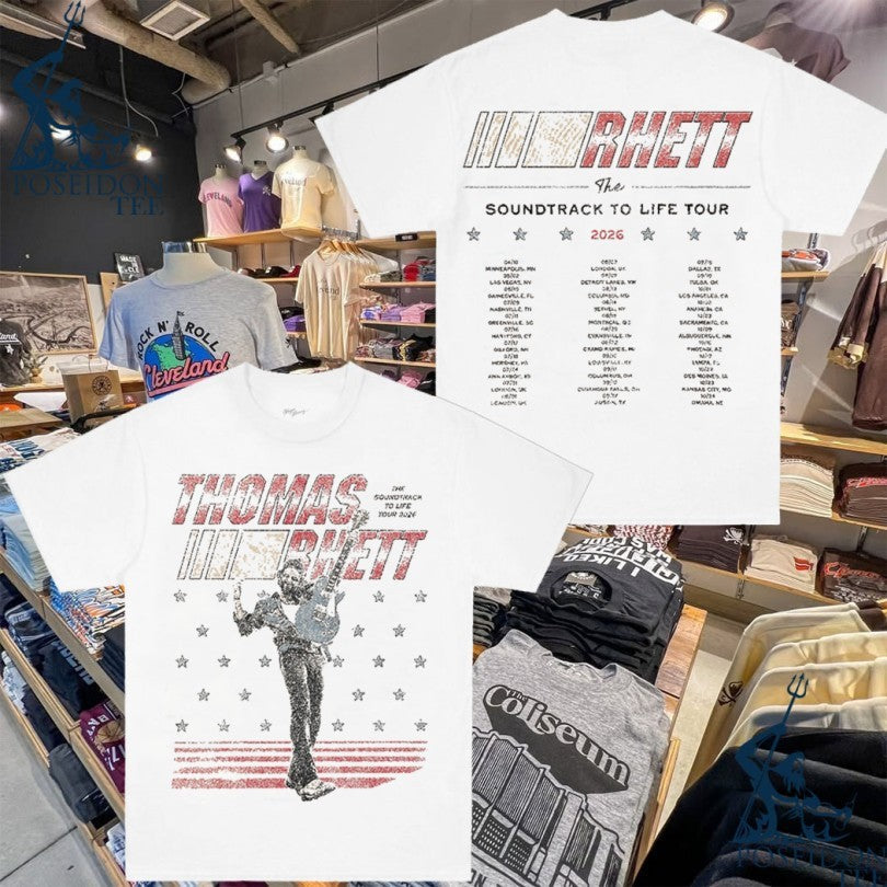 Thomas Rhett 2026 Soundtrack To Life Photo T-shirt Unisex T-shirt, Sweatshirt, Hoodie, Long Sleeve Tee - T-Shirt, Sweatshirt, Hoodie