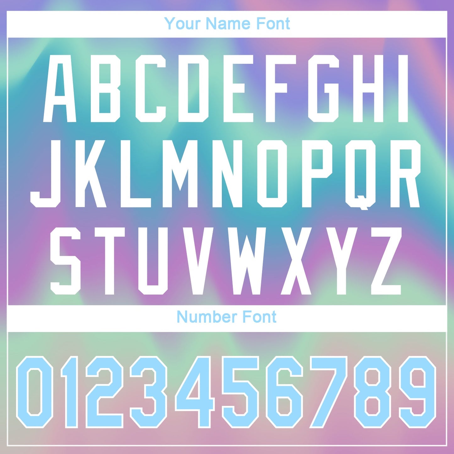 Custom Tie Dye Light Blue-White 3D Authentic Baseball Jersey baseball jersey product view 5