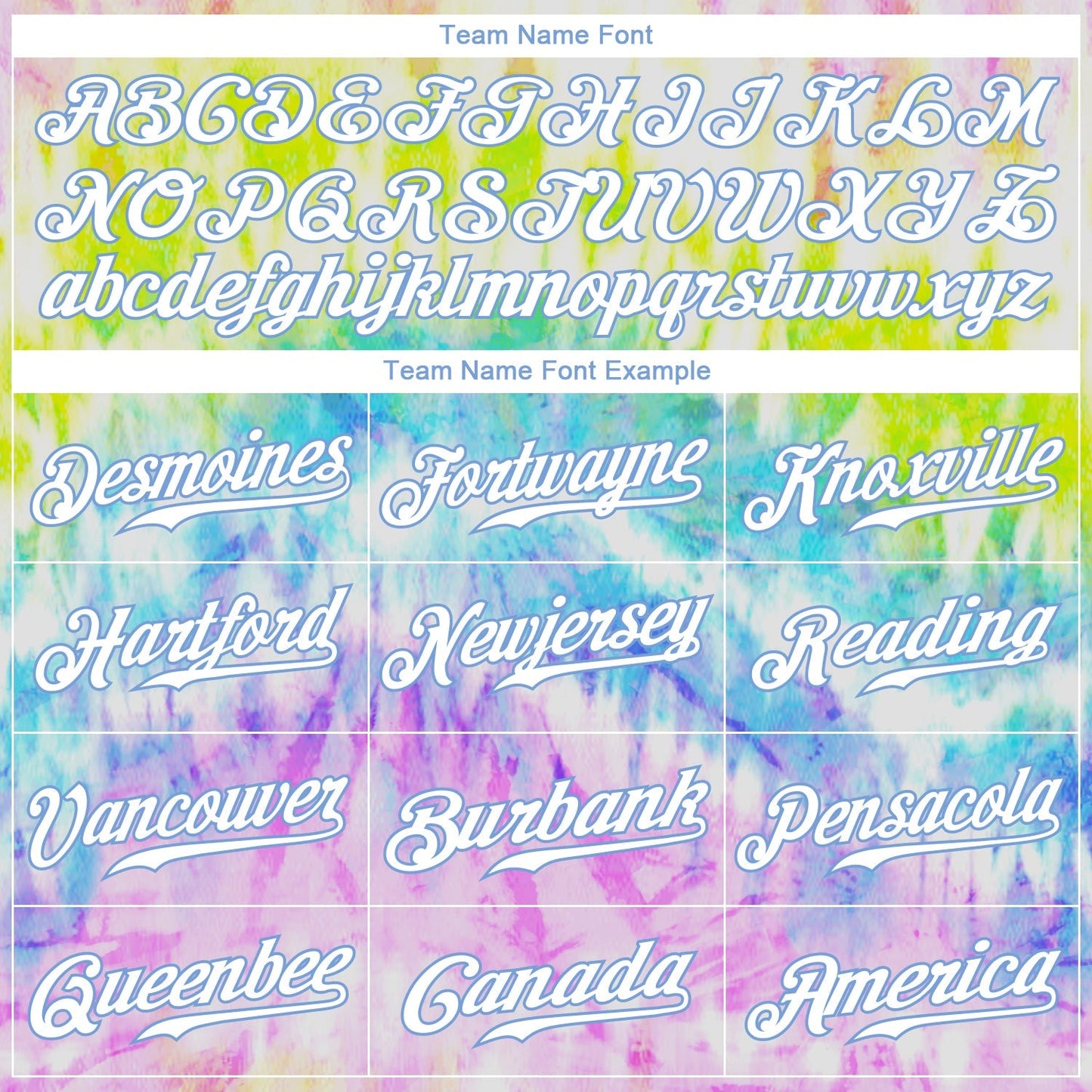 Custom Tie Dye Pink-Light Blue 3D Rainbow Authentic Baseball Jersey baseball jersey product view 4