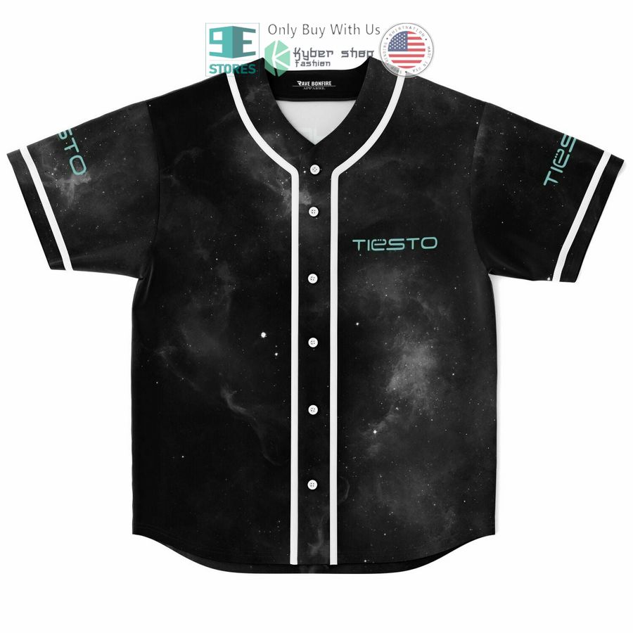 BEST Tiesto logo Carry You Home black Baseball Jersey baseball jersey product view 1