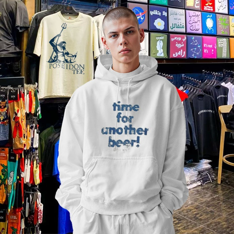 Time For Another Beer - Adult & Kids T-Shirts, Sweatshirts & Hoodies apparel design preview 2