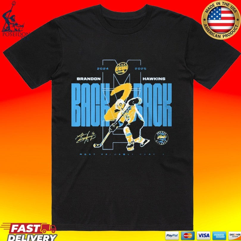 Toledo Walleye Brandon Hawkins Mvp T-shirt Unisex T-shirt, Sweatshirt, Hoodie, Long Sleeve Tee - T-Shirt, Sweatshirt, Hoodie