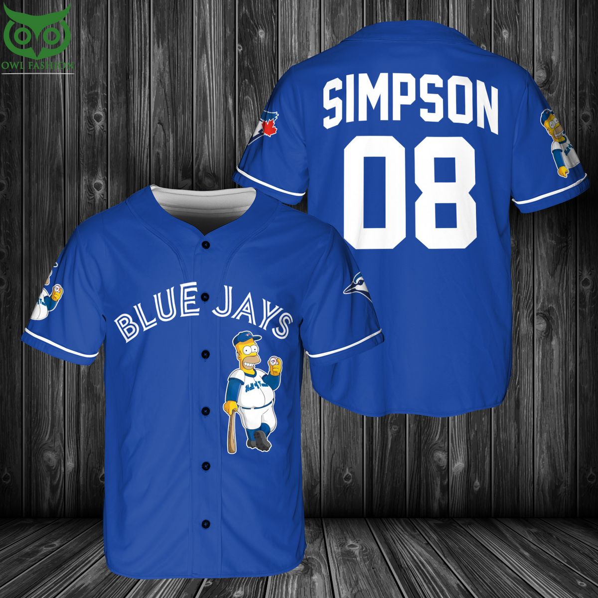 Toronto Blue Jays MLB Simpson Baseball Jersey baseball jersey product view 1