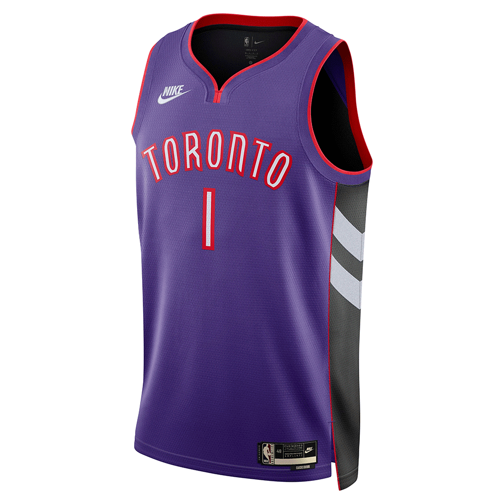 toronto-raptors-2024-25-classic-edition Basketball Jersey basketball jersey product view 1
