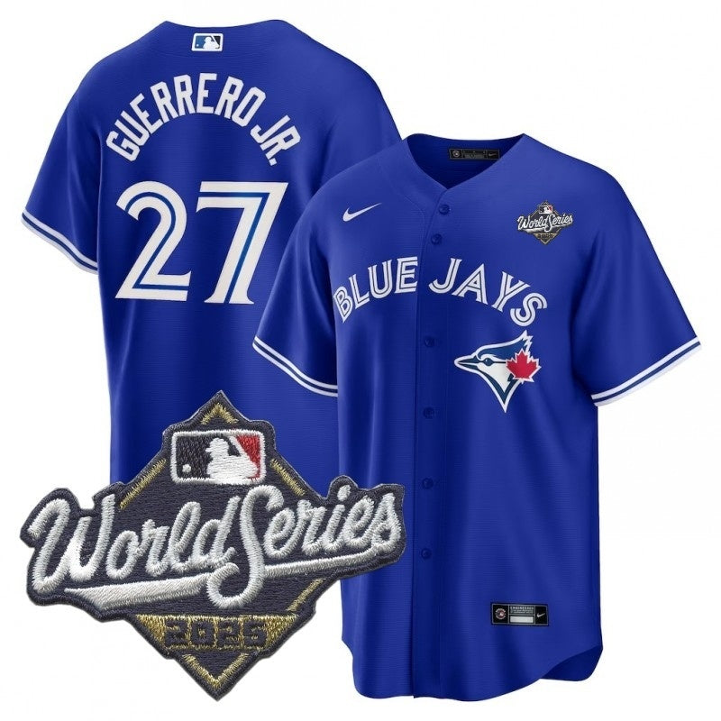 toronto blue jays #27 vladimir guerrero jr Style 3 Baseball Jersey baseball jersey product view 1