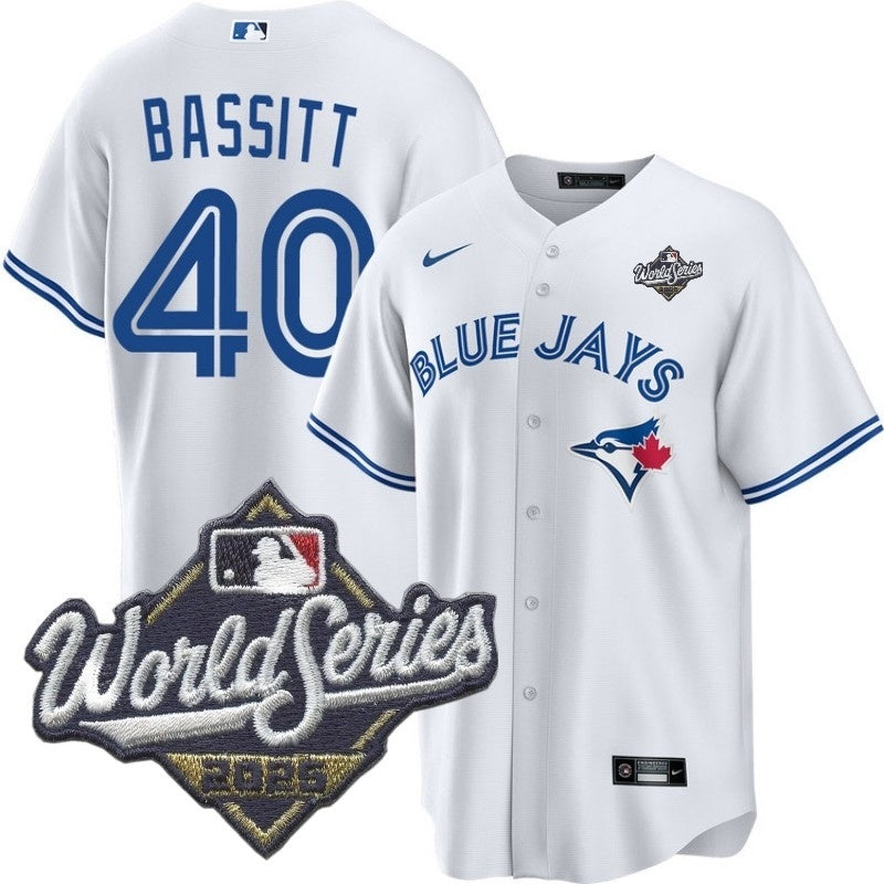 toronto blue jays #40 chris bassitt home Baseball Jersey baseball jersey product view 1